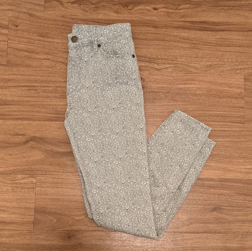 EUC Loft Floral Skinny Jean